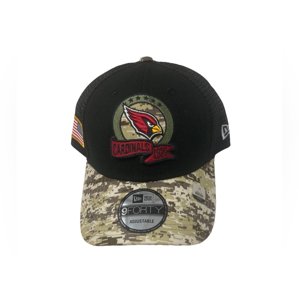Arizona Cardinals New Era Military Camo Mesh Back Adjustable Hat Cap